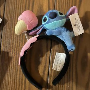Stitch w/ Ice Cream Cone Headband